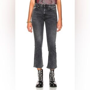 R13 High Rise Skinny Jeans in Tilson Washed Black Size 26 KICK FIT